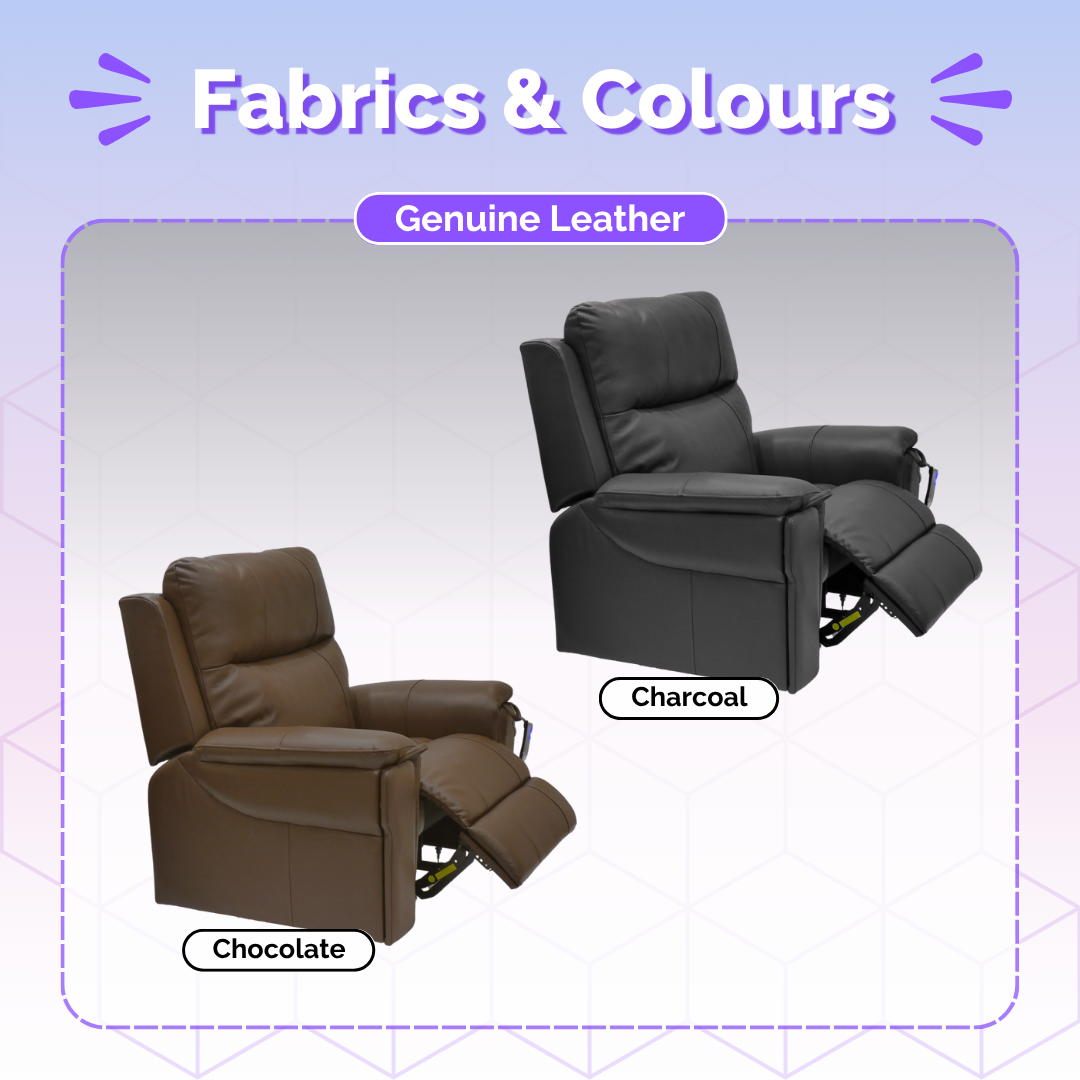 BIG DADDY Recliner Chair | Heavy Duty Motor | Lift Assist up to 250 KG