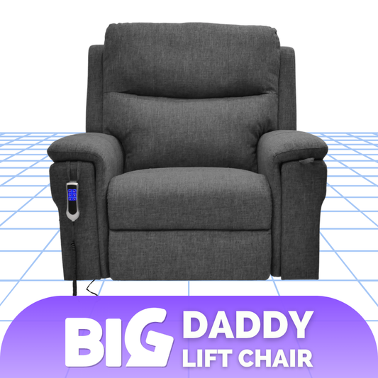 BIG DADDY Recliner Chair | Heavy Duty Motor | Lift Assist up to 250 KG
